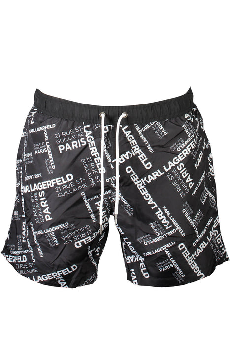 Karl Lagerfeld Beachwear Swimsuit Black Mens Bottom