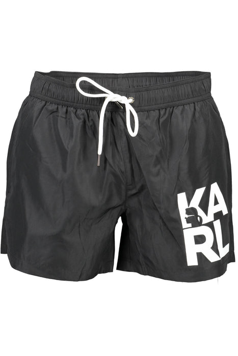 Karl Lagerfeld Beachwear Swimsuit Black Mens Bottom