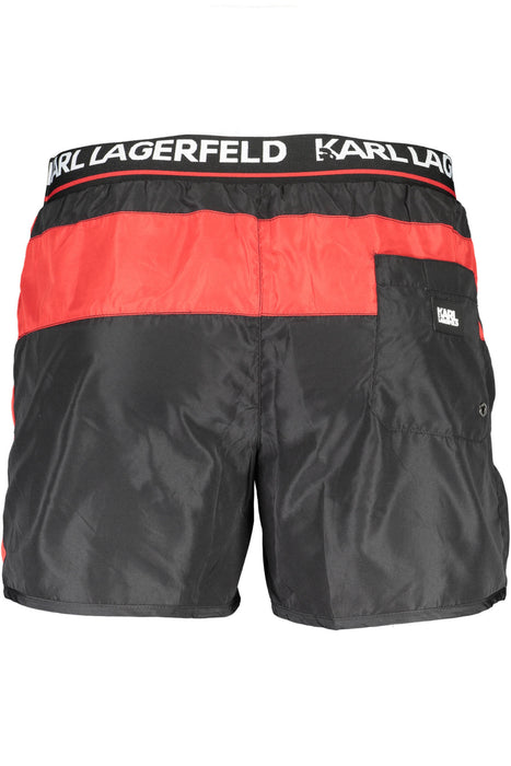 Karl Lagerfeld Beachwear Swimsuit Black Mens Bottom