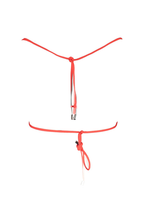 Karl Lagerfeld Costume Parts Above Red Woman