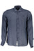 La Martina Long Sleeve Shirt Men Blue