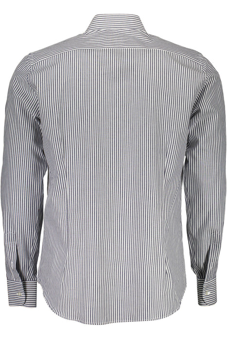 La Martina Long Sleeve Shirt Men Blue
