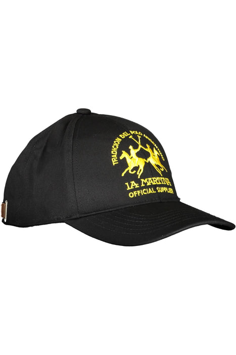 La Martina Black Mens Hat
