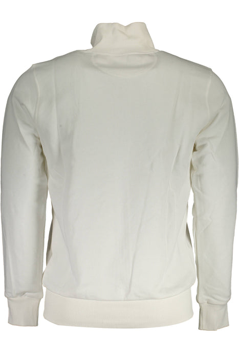 La Martina Mens White Zip-Up Sweatshirt