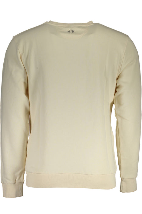 La Martina White Mens Sweatshirt Without Zip