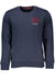 La Martina Mens Blue Zipless Sweatshirt