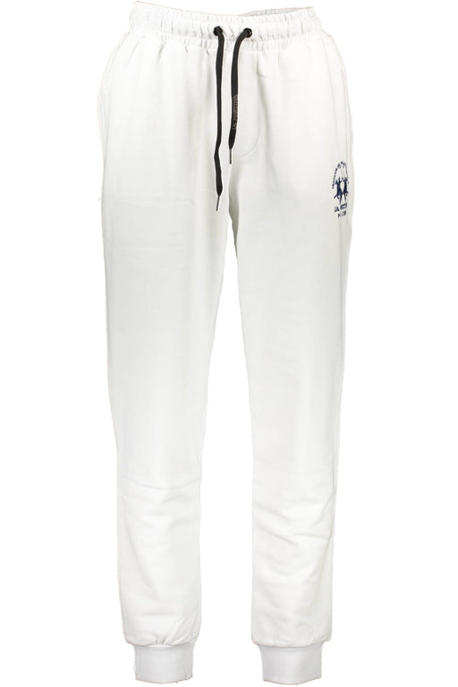 La Martina Mens White Trousers