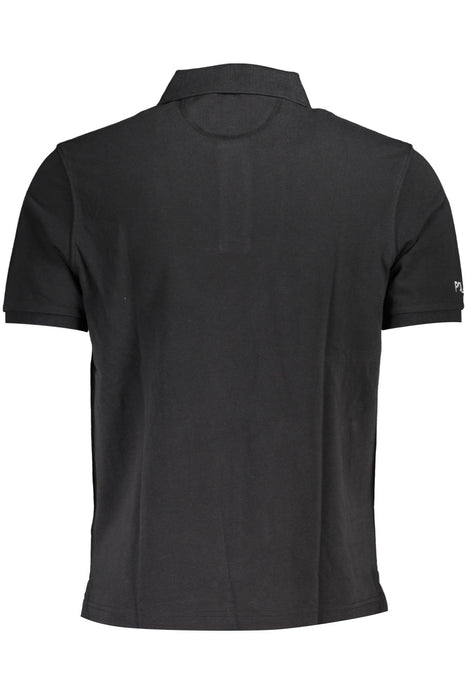 La Martina Mens Short Sleeve Polo Black