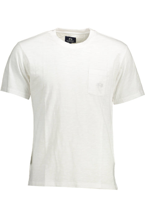La Martina Mens Short Sleeve T-Shirt White