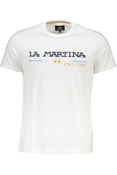 La Martina Mens Short Sleeve T-Shirt White