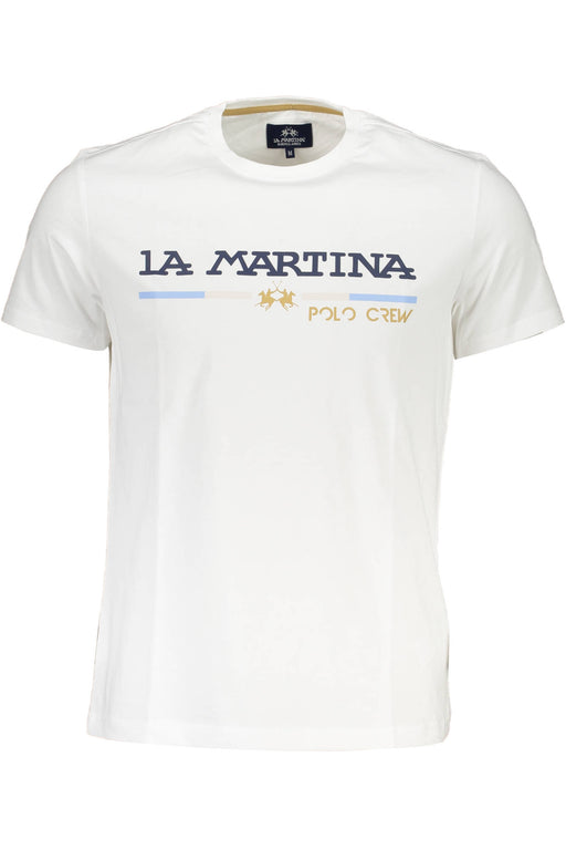 La Martina Mens Short Sleeve T-Shirt White