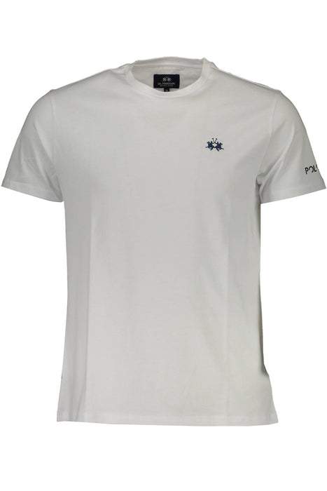 La Martina Mens Short Sleeve T-Shirt White