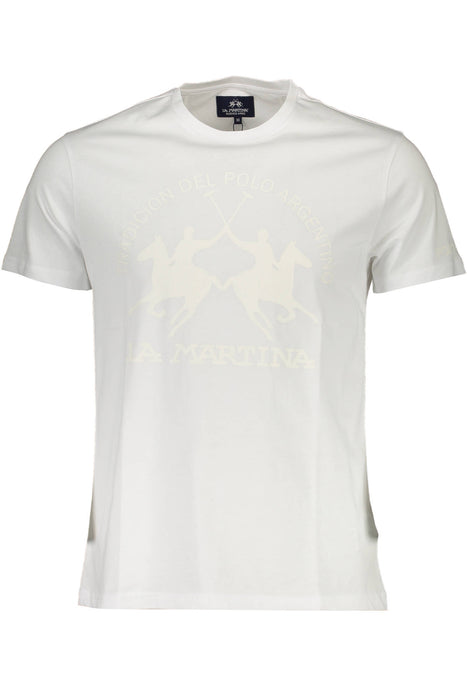 La Martina Mens Short Sleeve T-Shirt White