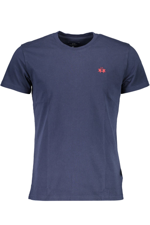 La Martina Mens Short Sleeve T-Shirt Blue