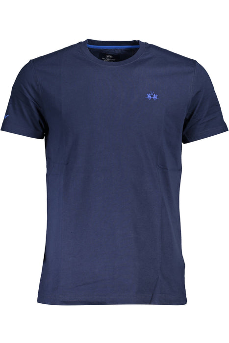 La Martina Mens Short Sleeve T-Shirt Blue