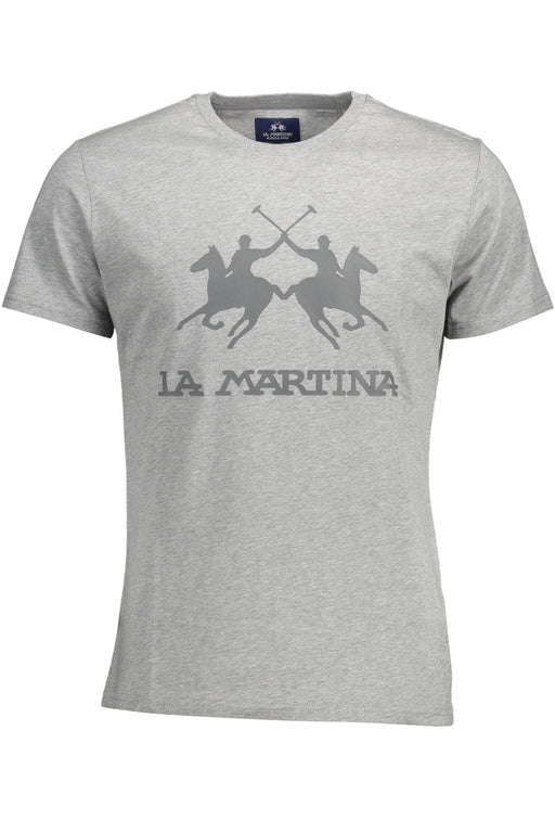 La Martina Short Sleeve T-Shirt Men Grey