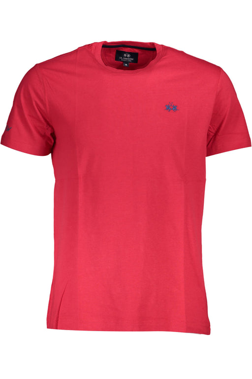 La Martina Mens Short Sleeve T-Shirt Red