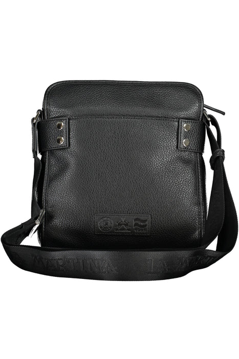La Martina Black Man Shoulder Bag