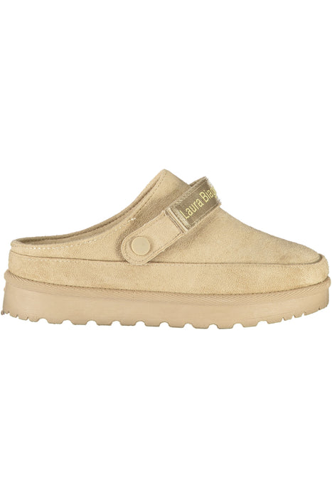 Laura Biagiotti Womens Winter Clog Footwear, Beige