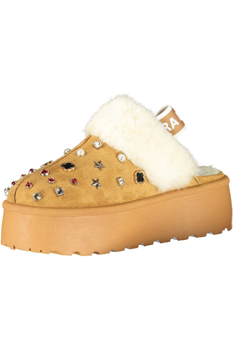 Laura Biagiotti Womens Winter Clog Footwear, Brown