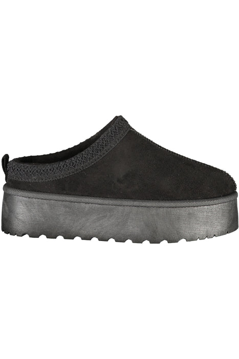 Laura Biagiotti Womens Black Winter Clog Footwear