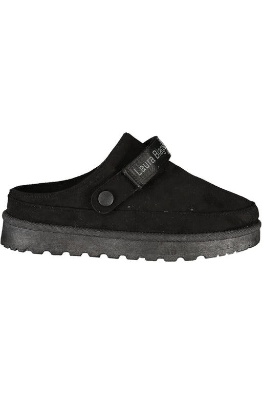 Laura Biagiotti Womens Black Winter Clog Footwear