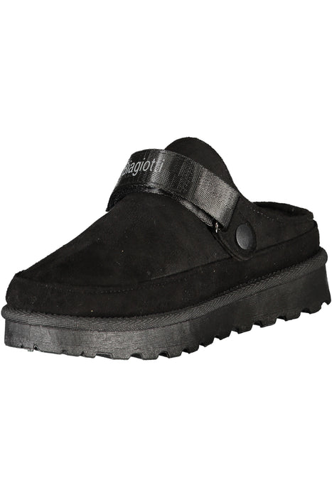 Laura Biagiotti Womens Black Winter Clog Footwear