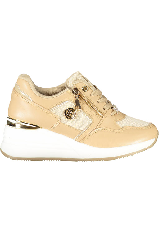 Laura Biagiotti Womens Beige Sports Shoes