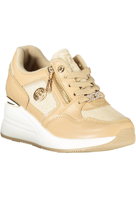 Laura Biagiotti Womens Beige Sports Shoes