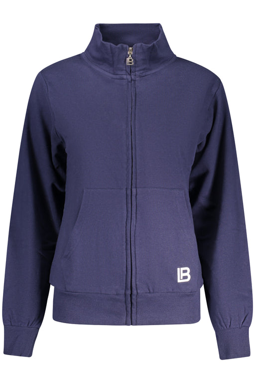 Laura Biagiotti Womens Blue Zip-Up Sweatshirt