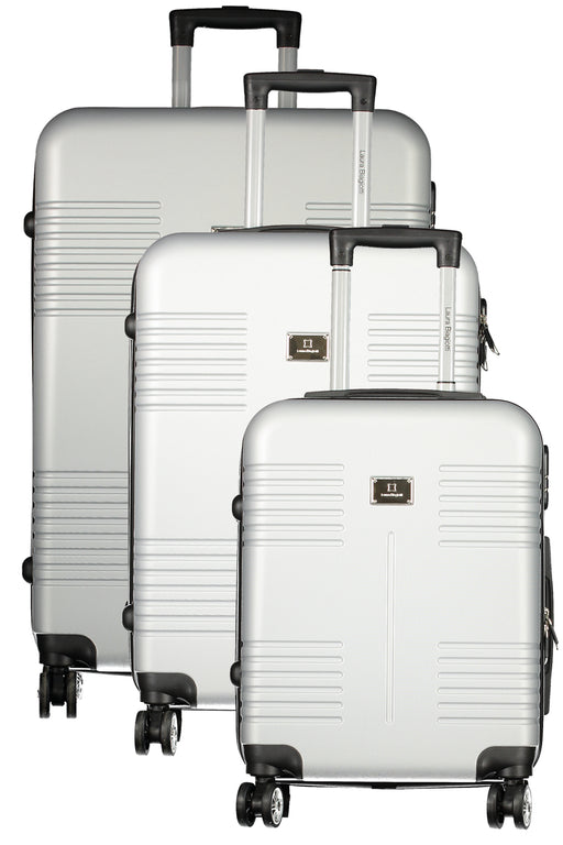 Laura Biagiotti Large Trolley Women Silver