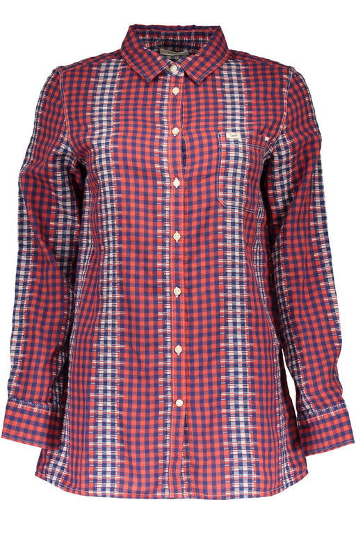 Lee Mens Red Long Sleeve Shirt