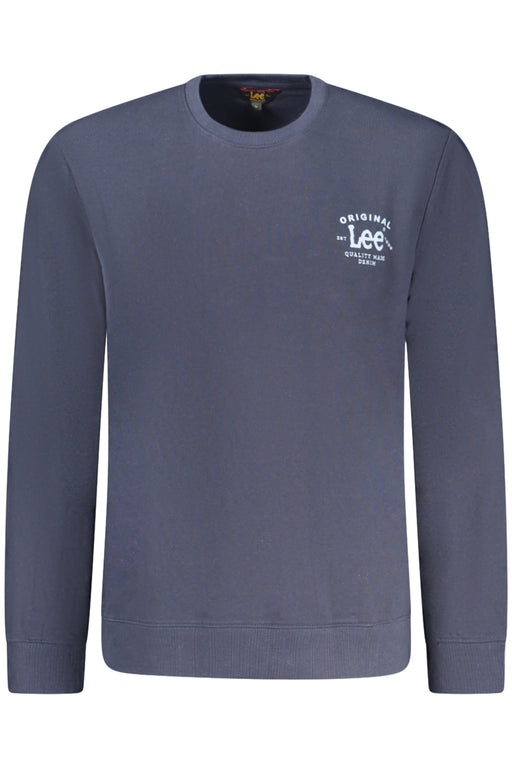 Lee Mens Blue Zip-Up Sweatshirt