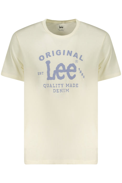 Lee Short Sleeve T-Shirt Men Beige