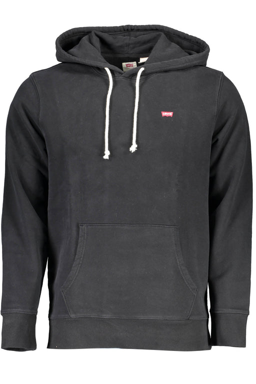 Levis Mens Black Sweatshirt Without Zip