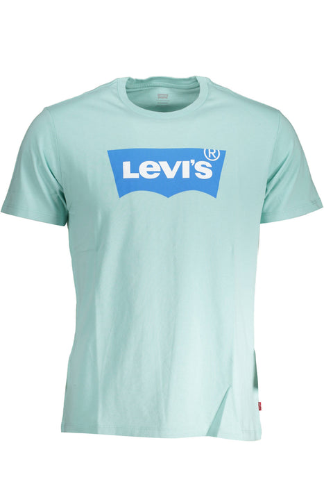 Levis Light Blue Man Short Sleeve T-Shirt