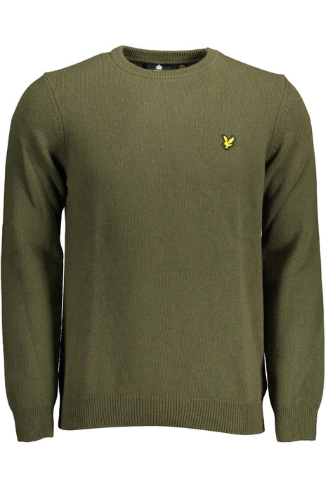 Lyle & Scott Mens Green Sweater