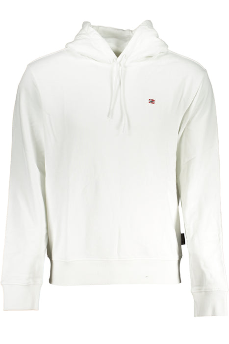 Napapijri Mens White Zip Sweatshirt