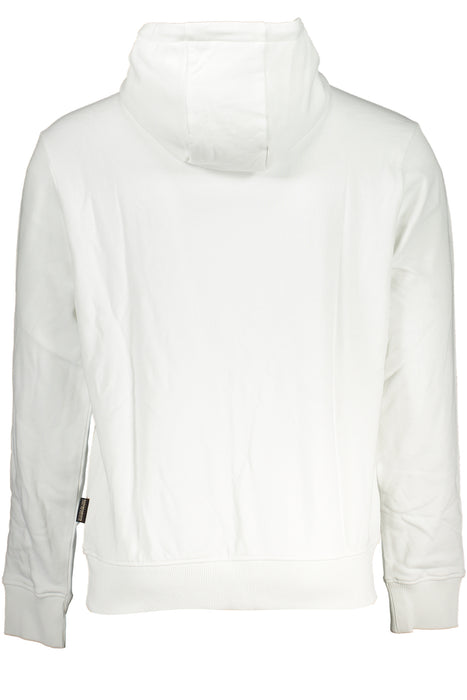 Napapijri Mens White Zip Sweatshirt
