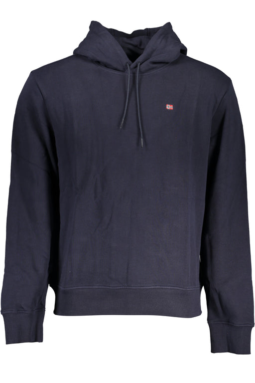 Napapijri Mens Blue Zip Sweatshirt