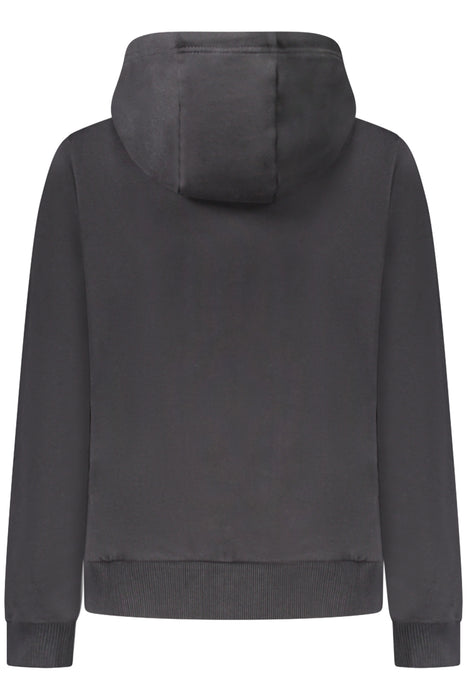 Napapijri Womens Zip-Up Sweatshirt, Black