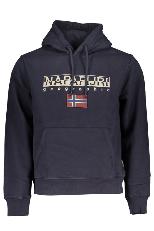 Napapijri Mens Blue Zipless Sweatshirt