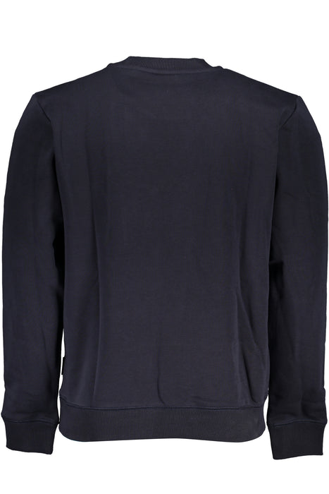 Napapijri Mens Blue Zipless Sweatshirt