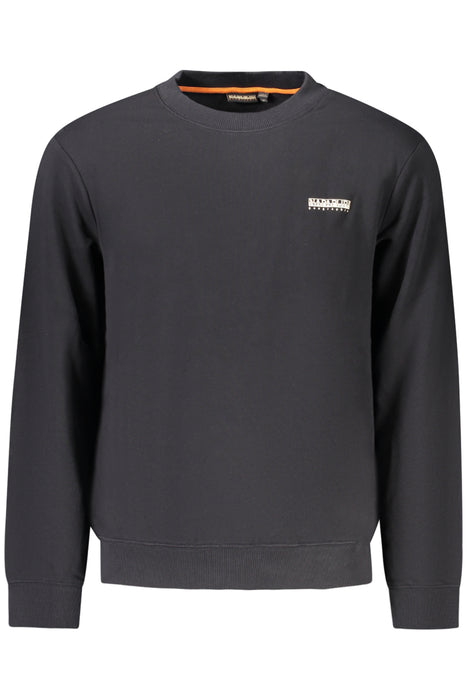 Napapijri Mens Black Zip-Up Sweatshirt