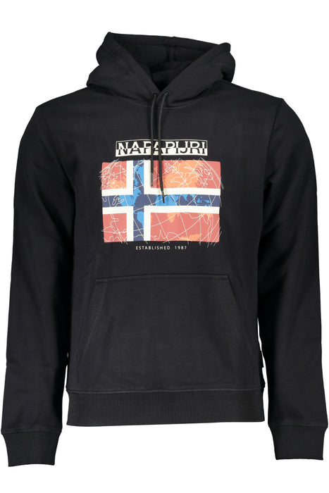 Napapijri Mens Black Zipless Sweatshirt