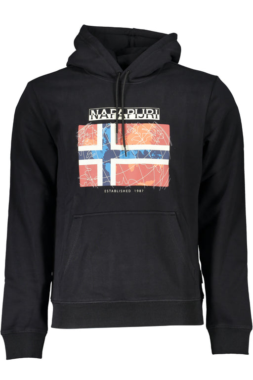 Napapijri Mens Black Zipless Sweatshirt