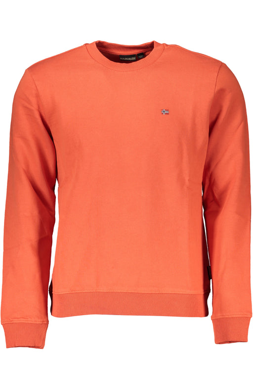 Napapijri Mens Red Zip-Out Sweatshirt