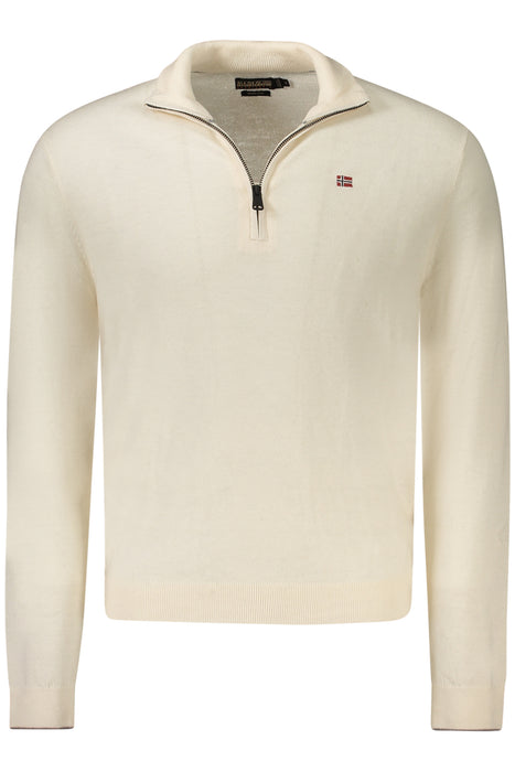 Napapijri Mens White Sweater