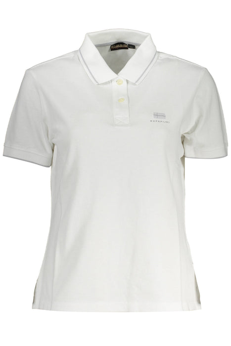 Napapijri Polo Short Sleeve Women White