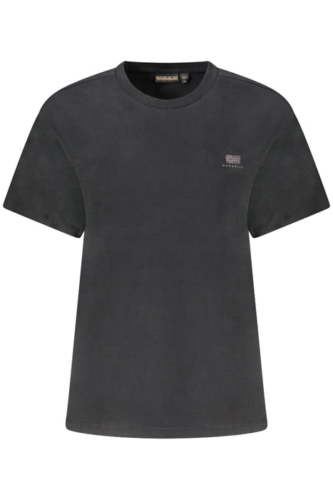Napapijri Womens Short-Sleeve T-Shirt Black